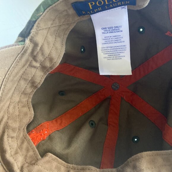 Like New, Clean, POLO Camo Cotton Chino Cap - Picture 6 of 6